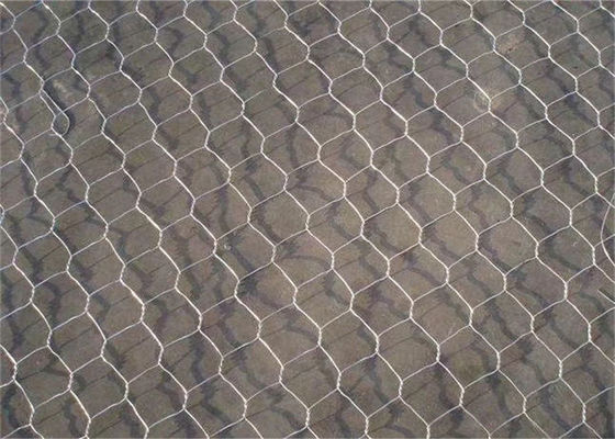 طويل العمر PVC المغلفة شبكة سلكية سداسية تراجع الساخنة المجلفن 80 * 100mm